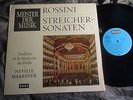 ROSSINI STRING SONATAS, MARRINER, HI-FI STEREO ARGO OVAL ZRG 506 DECCA SMD ROYAL