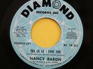 NANCY BARON Teen 60s Girl Group PROMO 45rpm Brown Wax Diamond #147 LISTEN