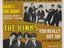 EP THE KINKS YOU REALLY GOT ME + THE HONEYCOMBS (FRENCH EP 60'S BRITISH BEAT)
