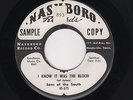 50s Southern Black Gospel SONS OF SOUTH I Know It Was Blood NASHBOBO 575 M-HEAR
