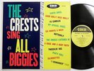 THE CRESTS Sing All the Biggies 1960  Doo Wop LP first press yellow label sm287