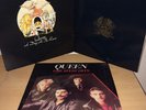 3 QUEEN LPS GREATEST HITS 1 & 2 DAY AT RACES INC INLAYS G FOLD VG+/EX FREE POST