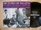 CHET BAKER / ART PEPPER picture of Heath PACIFIC JAZZ  PJ 18 orig 1st  DG VG+