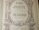 PARTITION GOUNOD Roméo et Juliette Chant piano Paul Chandon de Briailles