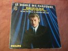 45T EP JOHNNY HALLYDAY le diable me pardonne pochette papier 22eme serie