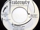 RICHARD TURLEY 45 Makin Love With My Baby  All About VG++ Rockabilly PROMO e9354