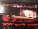 THE PRODIGY - WORLDS ON FIRE MILTON KEYNES BOWL - UK FULLY SIGNED POSTER