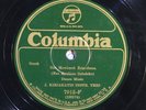 78 RPM -- J. Kiriakatis Instrumental Trio, Columbia 7015, E-  World - Greek