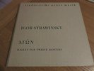 ORCH.SÜDWESTFUNK BADEN BADEN STRAVINSKY BALLET 12 DANCERS GERMAN WERGO WER 50002