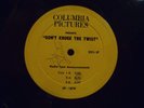 DON'T KNOCK THE TWIST - Rare Radio Spot Transcription Record 1964 Chubby Checker