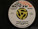 SWEET SOUL 45-Sweet And Innocent-Express Your Love-Active Vg++ HEAR
