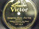 ORIGINAL DIXIELAND JAZZ BAND Dangerous Blues/Royal Garden Blues VICTOR 18798 Exc