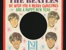 BEATLES 1964 Merry Christmas VEE JAY picture sleeve / superb    /  HEAR IT 