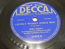 78 RPM Lord Invader DE 17472 Lovely Women Noble Men calypso Caribbean King Radio