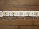 CONCERT BELTS ELVIS DOUBLE EAGLE DELUXE ALOHA WHITE CONCERT BELT ELVIS TRIBUTE