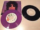 Prince 45 RPM Record Singles When Doves Cry on PURPLE VINYL Little Red Corvette