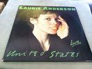 LAURIE ANDERSON UNITED STATES LIVE 5 LP BOX SET VG+ VINYL
