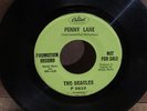 Beatles Penny Lane Strawberry Fields Forever LIME GREEN CAPITOL PROMO