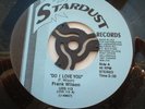 FRANK WILSON / CHRIS CLARK DO I LOVE YOU STARDUST LABEL IN EX CONDITION
