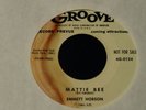 Emmett Hobson-Mattie Bee-ORIGINAL 1958 Groove R&B PROMO 45