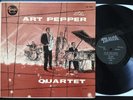 ART PEPPER QUARTET 1st TAMPA 1001 LP Black Flat Edge DG Mono SUPERB NM