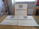 3 x DIN FREQUENZ-MESS-SCHALLPLATTE TEST RECORD 45 544,45 541,45 545