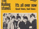 ROLLING STONES It's All Over Now RARE Denmark 45 UNIQUE danish p/s garage HEAR