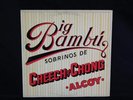 Cheech and Chong Big Bambu w/Rolling Paper Vinyl LP VG+ Sleeve & Paper EX