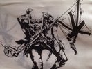 IRON MAIDEN 'silk' banner: The Trooper | 1983 very rare