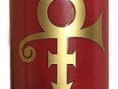 PRINCE CANDLE w/ symbol NPG STORE Red sl. scented 6