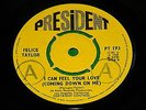 FELICE TAYLOR : I can feel your love / Captured by your love - Original 1968 7