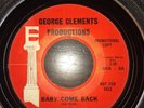 NORTHERN SOUL 45; DON RAY SIMPSON; BABY COME BACK/ TAKE IT EASY