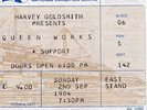 QUEEN CONCERT TICKET ORIGINAL DEC 1984 VALUABLE GEM VINTAGE N E C BIRMINGHAM