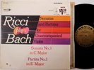 RICCI Plays Bach Unaccompanied Violin Sonata Partita 3 DECCA LP DL 710152 NM