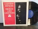 Lightnin' Hopkins SMOKES LIKE LIGHTNING Bluesville BV 1070 RVG 1963 Rare VG+