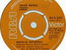 David Bowie, Drive In Saturday, Round and Round, Rare Irish Pressing 7