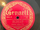 Gennett 3093 ORIGINAL INDIANA FIVE Two Tired Eyes 1925 E  78 rpm