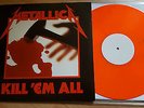 Metallica - KILL´EM ALL. Orange Vinyl / LP.with Insert. White Label. Testpress.