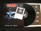 RAGE - Reign of Fear - 1986 German Vinyl 12'' Lp./ Merch. VG+/ Hard Rock Metal