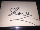 The Pogues SIGNED SHANE MACGOWAN Card Autograph Irish Folk Very Rare