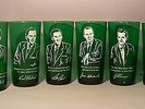 VINTAGE MID CENTURY BLACKWOOD BROTHERS GOSPEL QUARTET DRINKING GLASS TUMBLERS
