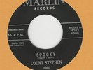 STEVE ALAIMO COUNT STEPHEN'60 Spooky MARLIN 45 Rockabilly Halloween instrumental