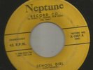 DOOWOP R&B bw/ JUMP ROCKER- EL POLLOS- SCHOOL GIRL  -HEAR BOTH -1958 NEPTUNE