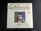 LES MISERABLES Original Broadway Soundtrack 2 LP Vinyl NEW/SEALED