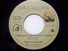 CARLYLE MILLER*GET BACK ON THE RIGHT TRACK/CROSS MY HEART & HOPE TO DIE*WAM 906