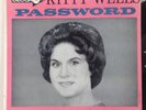 Kitty Wells 1965 Password EP45 Decca ED 2760 Rare Country Old Records NOS VG+/NM