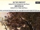 SXL 6426 NB SCHUBERT ARPEGGIONE / BRIDGE CELLO SONATA ROSTROPOVICH BRITTEN NM+