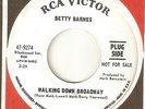 BETTY BARNES Walking Down Broadway RCA PROMO  NORTHERN SOUL 45