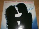 MICHAEL JACKSON - THE WAY YOU MAKE ME FEEL - RARE SIGNED 12