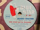 78 rpm-DON BYAS- STORMY WEATHER - BLUE STAR 39